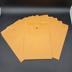 Quality Park‎ Clasp Envelope 10x13 Manilla Gummy Seal - 10 COUNT - BRAND NEW